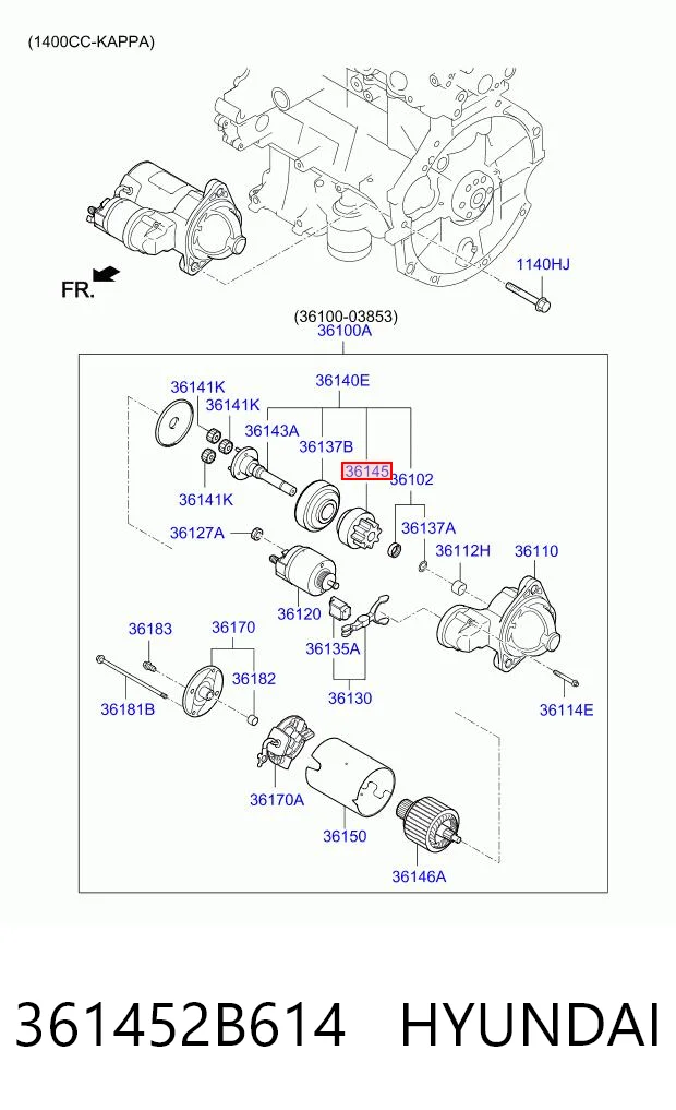 361452B614 Hyundai/Kia