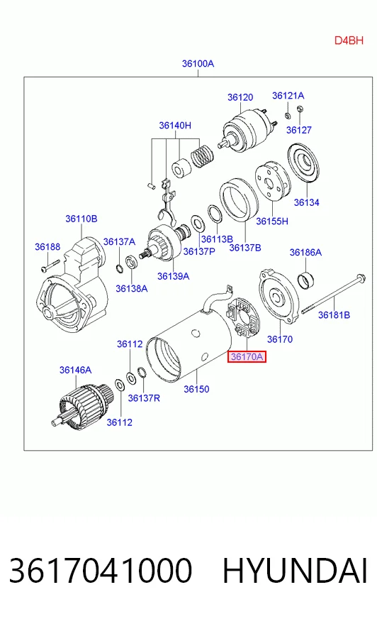 3617041000 Hyundai/Kia