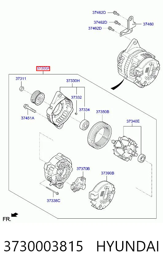 Gerador para Hyundai Accent V HC