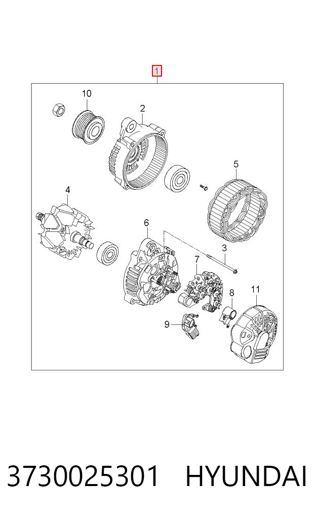 3730025301 Hyundai/Kia Gerador