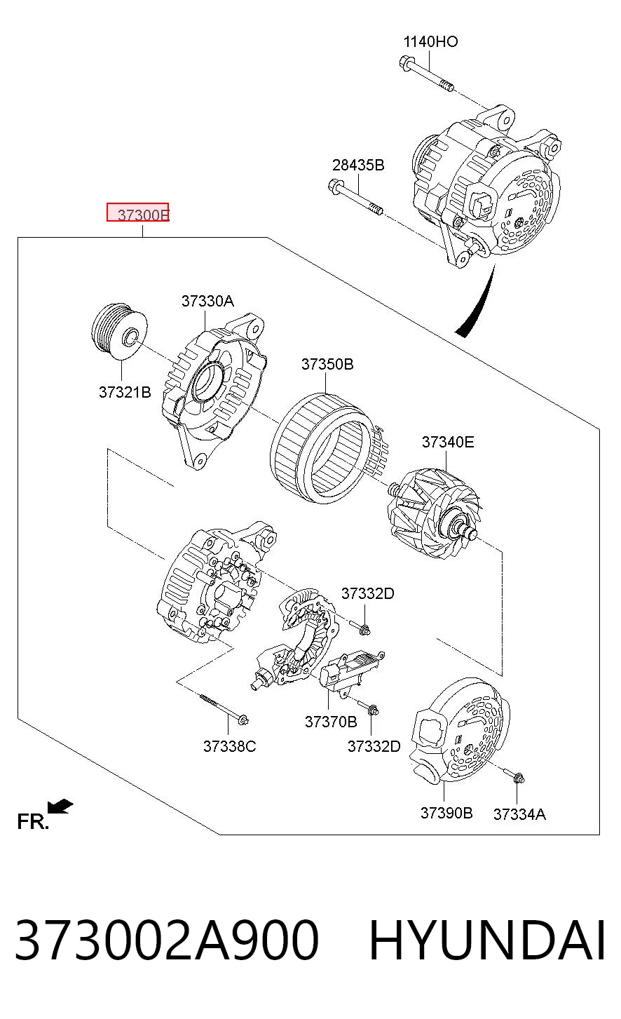373002A900 Hyundai/Kia Gerador