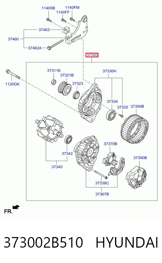 373002B510 Hyundai/Kia Gerador