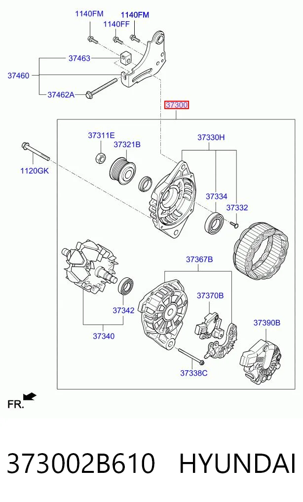 373002B610 Hyundai/Kia Gerador