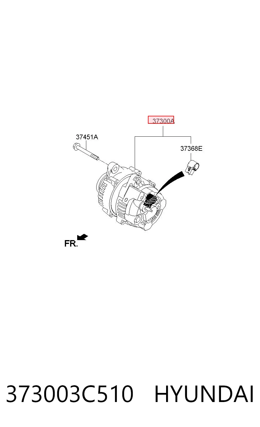 373003C510 Hyundai/Kia Gerador