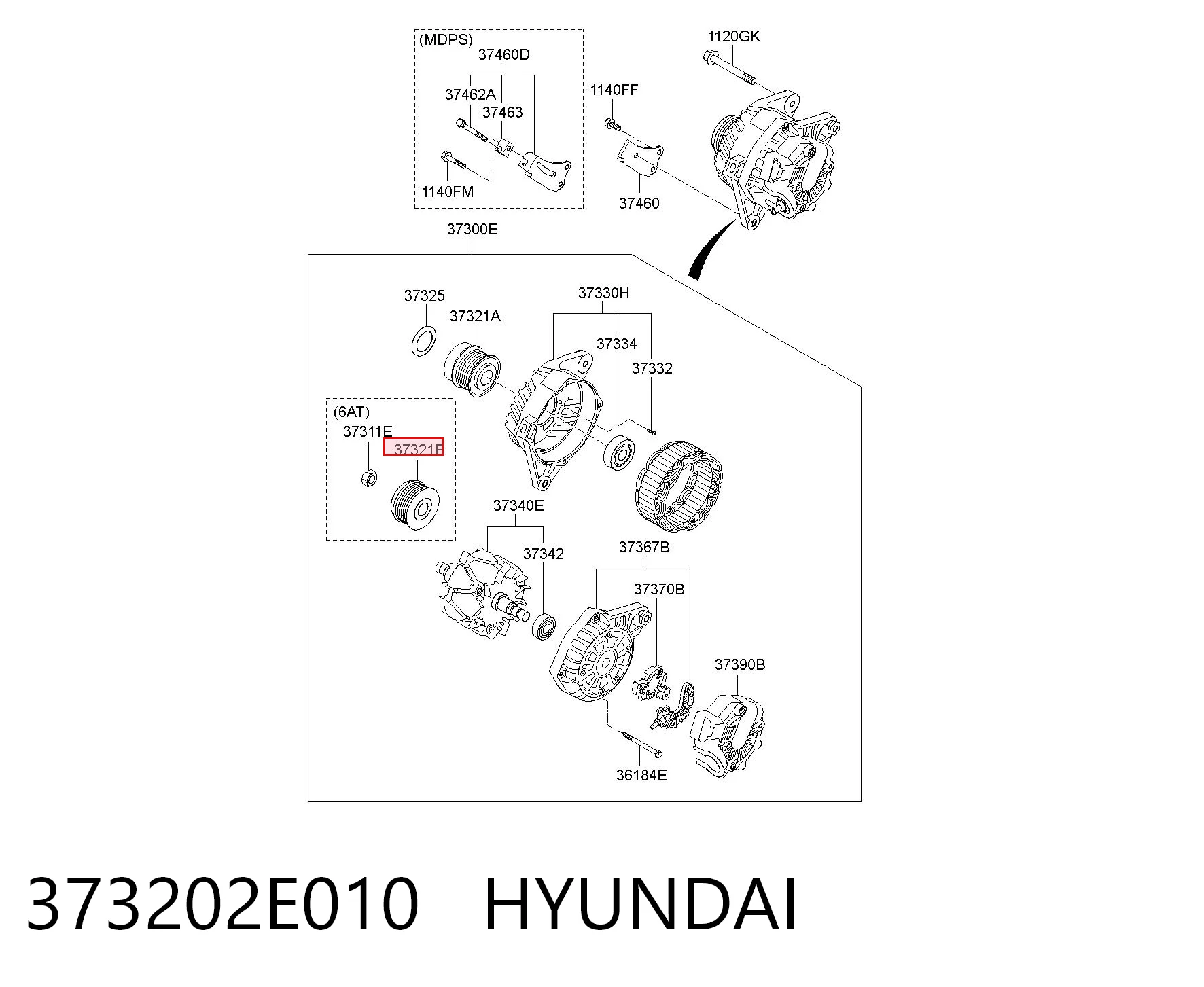 373202E010 Hyundai/Kia