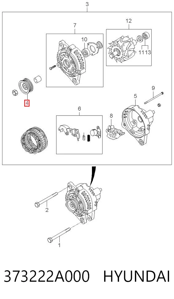 373222A000 Hyundai/Kia