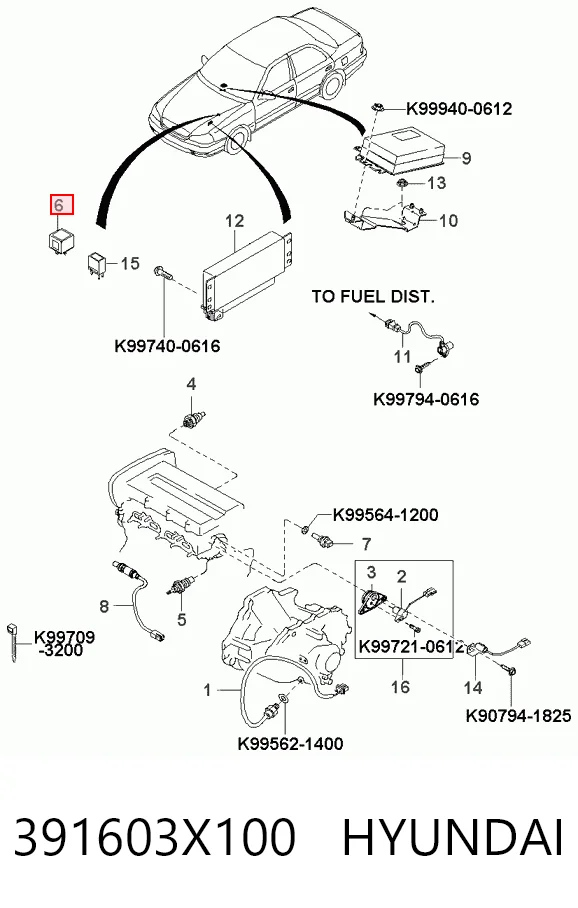 391603X100 Hyundai/Kia