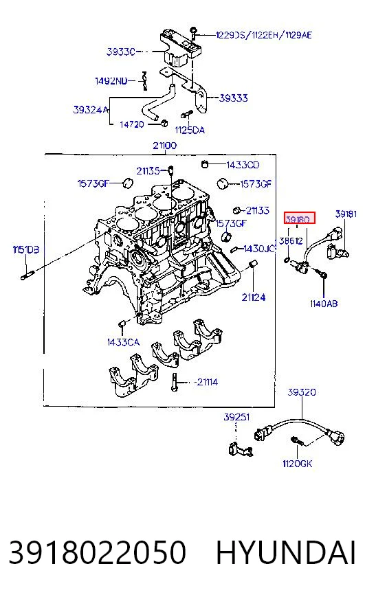 3918022050 Hyundai/Kia
