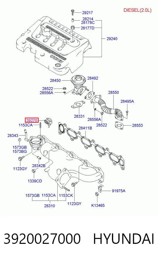 3920027000 Hyundai/Kia