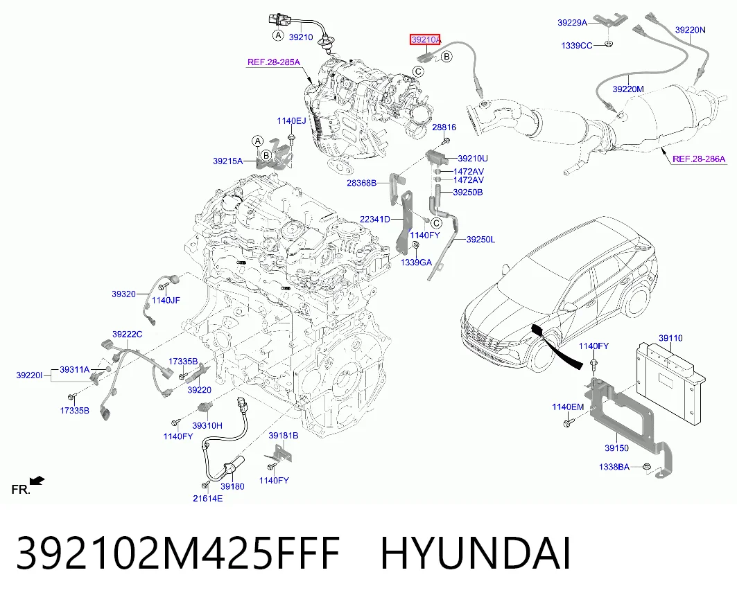 392102M425FFF Hyundai/Kia