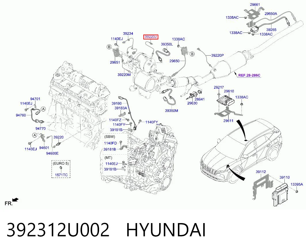 392312U002 Hyundai/Kia