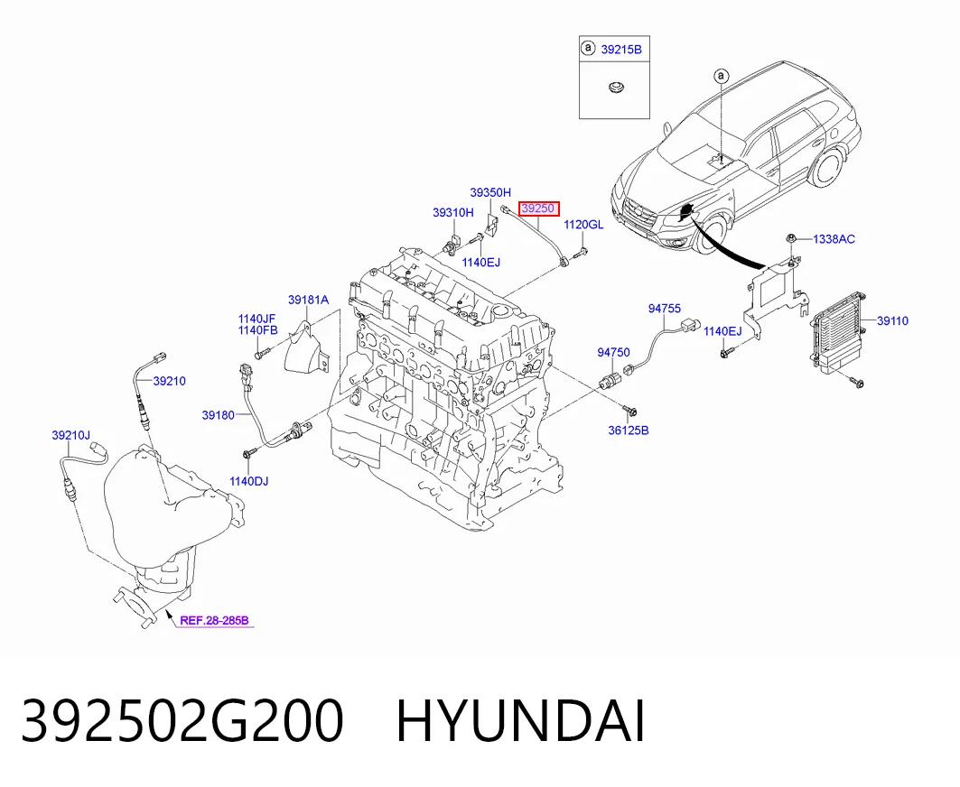 Sensor de detonação Hyundai Sonata preço, a partir de 22,05 USD