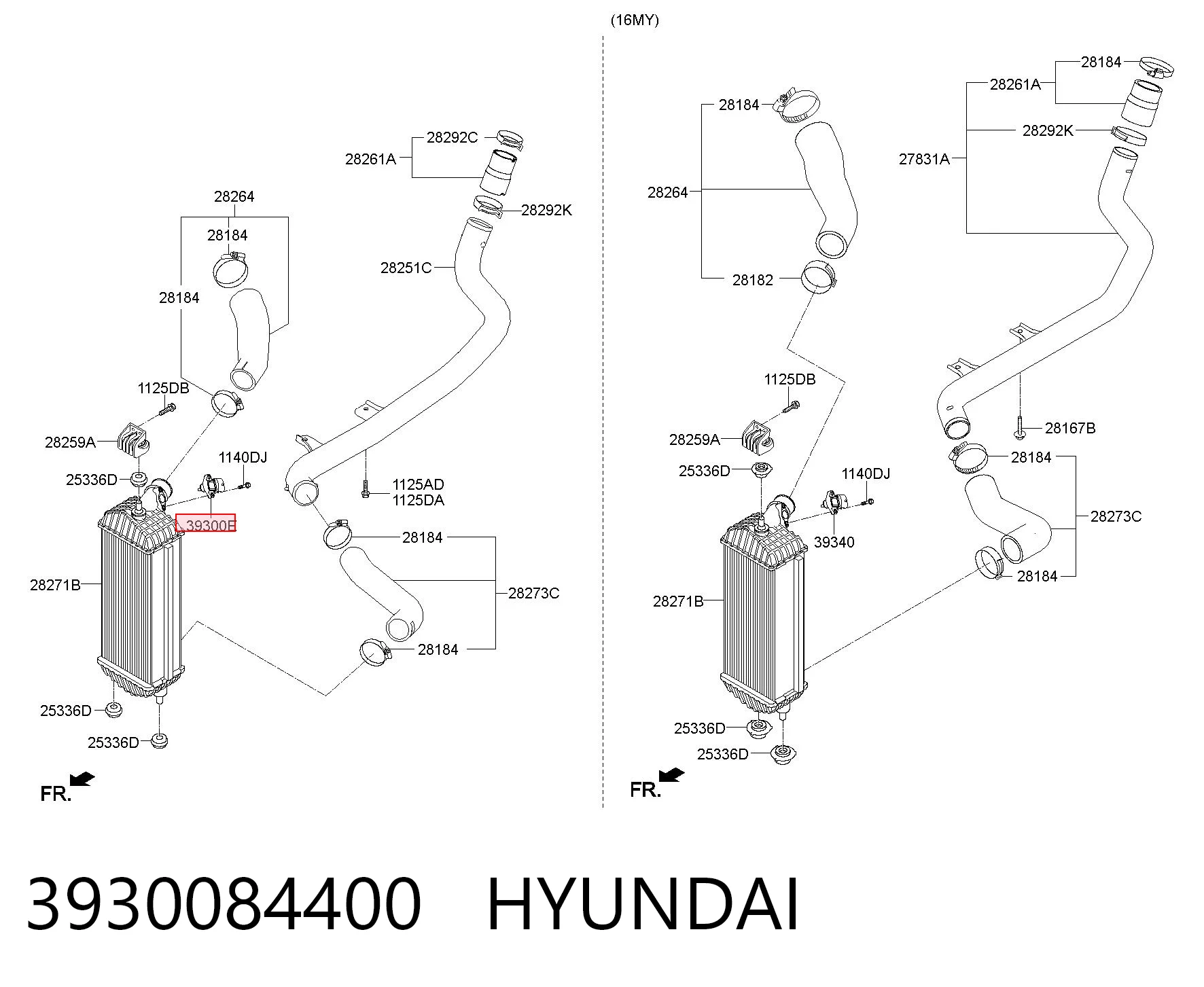 3930084400 Hyundai/Kia Sensor de pressão de supercompressão