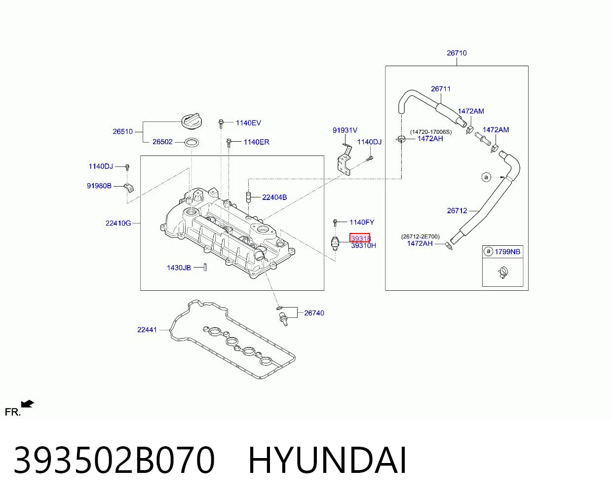 Compre Sensor de posição da árvore distribuidora Hyundai I20 
