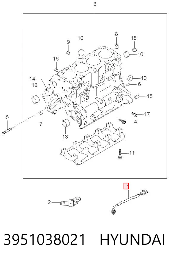 Sensor de detonação Hyundai Sonata preço, a partir de 55,58 USD