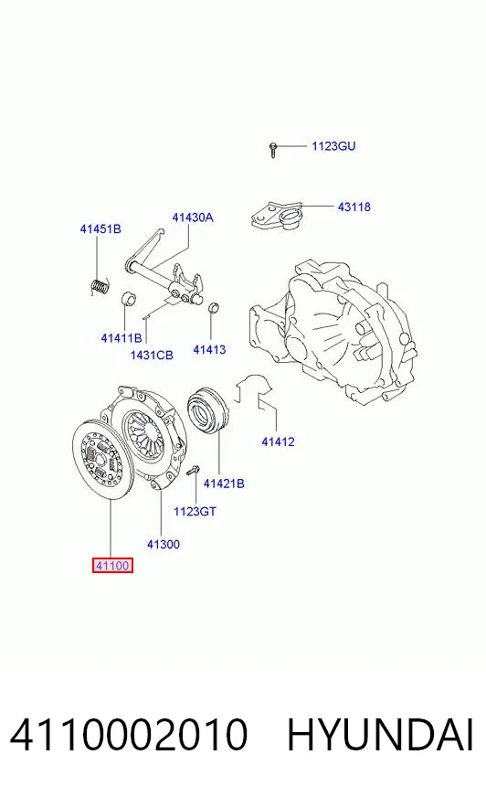 Disco de embraiagem Hyundai Atos  MX