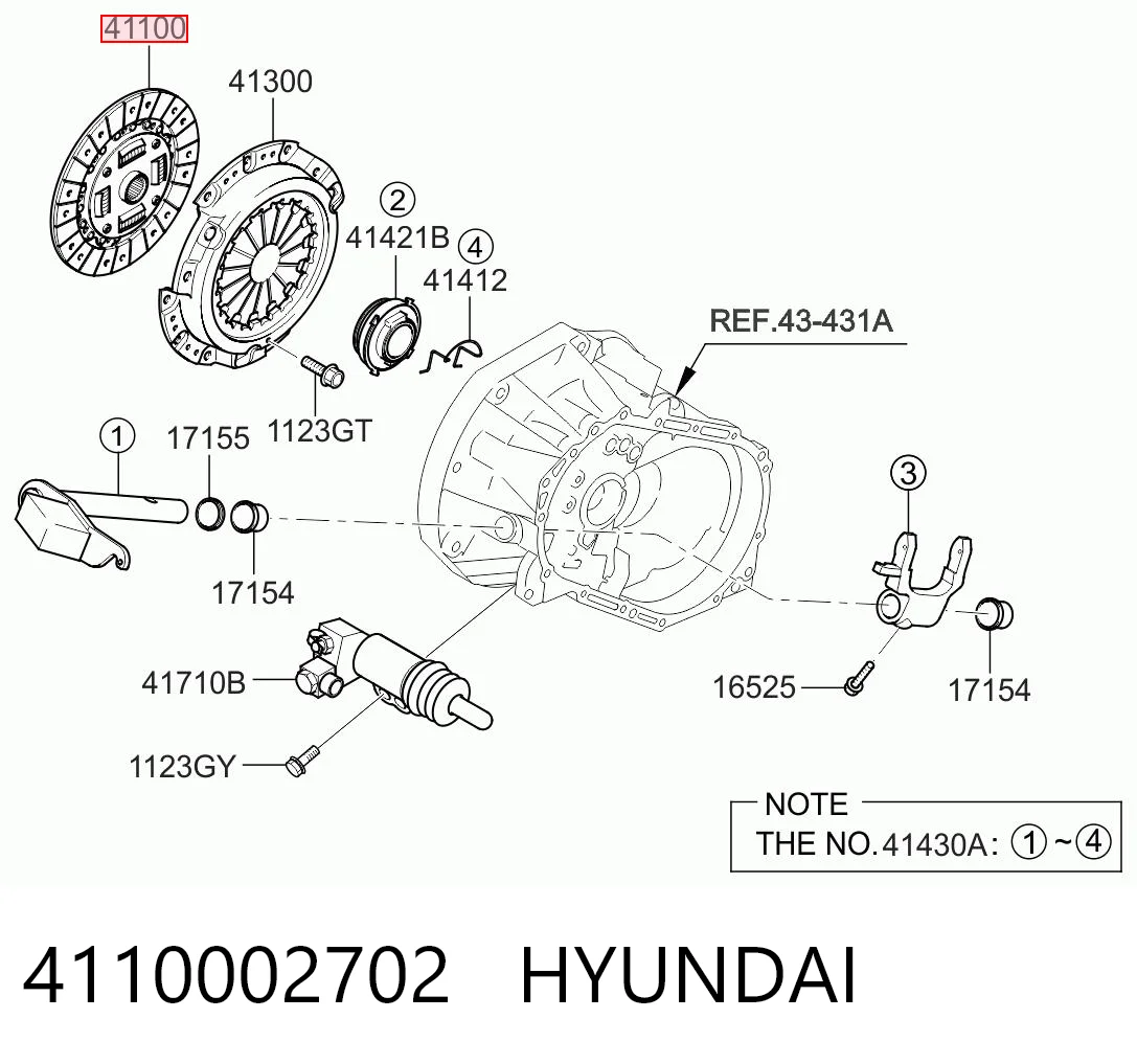 4110002702 Hyundai/Kia