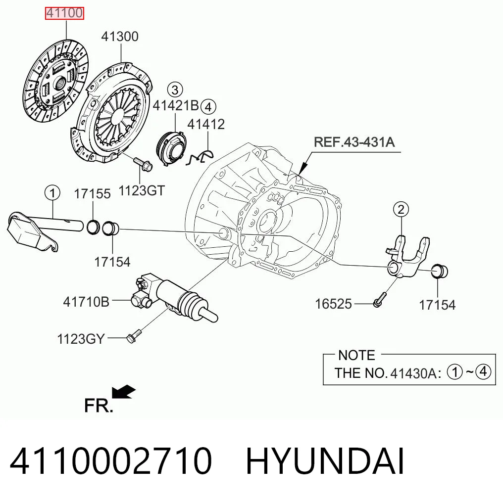 4110002710 Hyundai/Kia