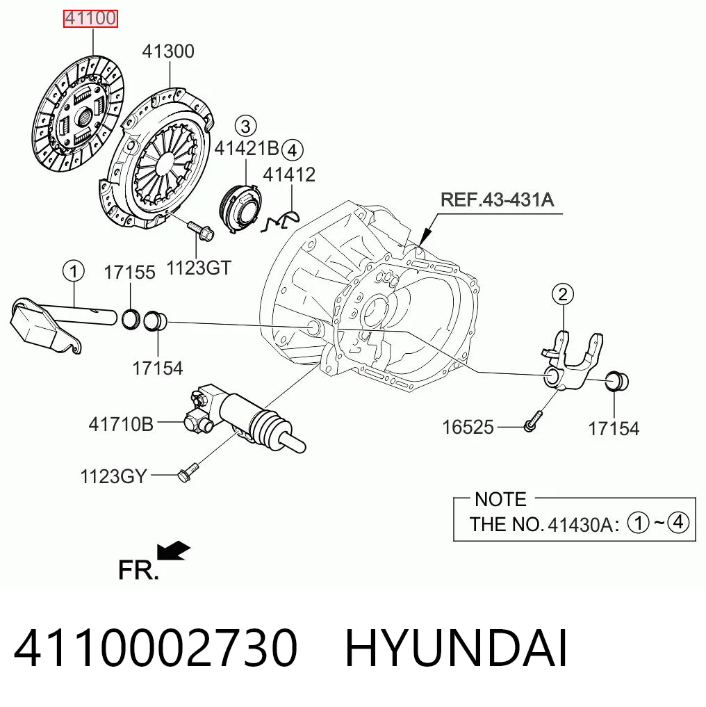 4110002730 Hyundai/Kia