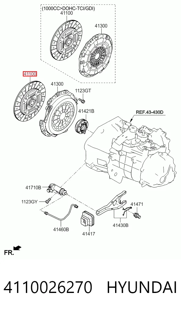 Disco de embraiagem Hyundai Accent  HC ao melhor preço