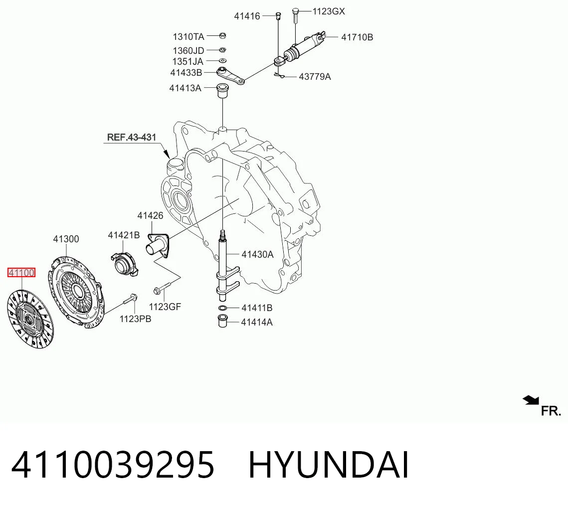 4110039295 Hyundai/Kia