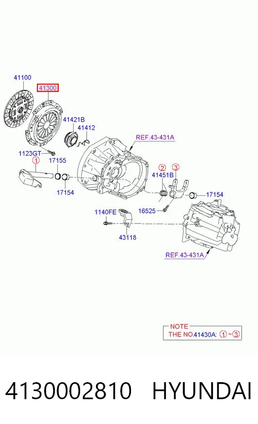 4130002810 Hyundai/Kia