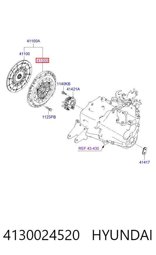 Cesta de embraiagem Hyundai Sonata V NF ao melhor preço
