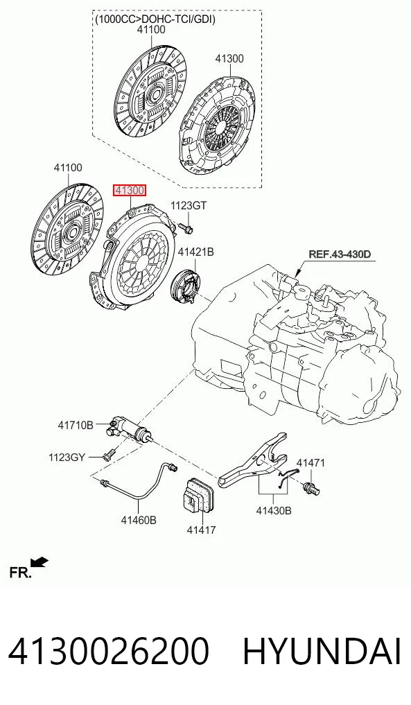 4130026200 Hyundai/Kia