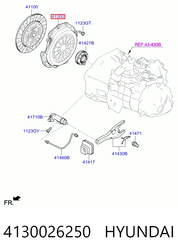Cesta de embraiagem Hyundai I20 preço, a partir de 50,44 USD