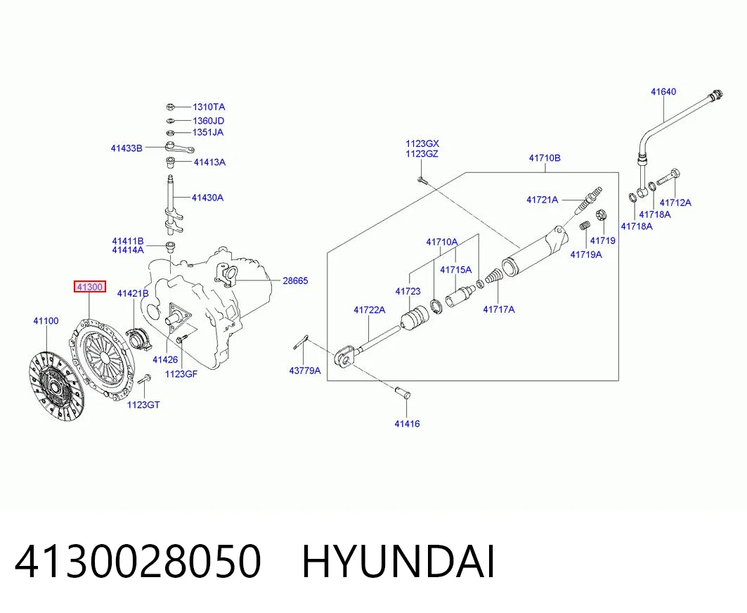 Cesta de embraiagem MR953690 Mitsubishi