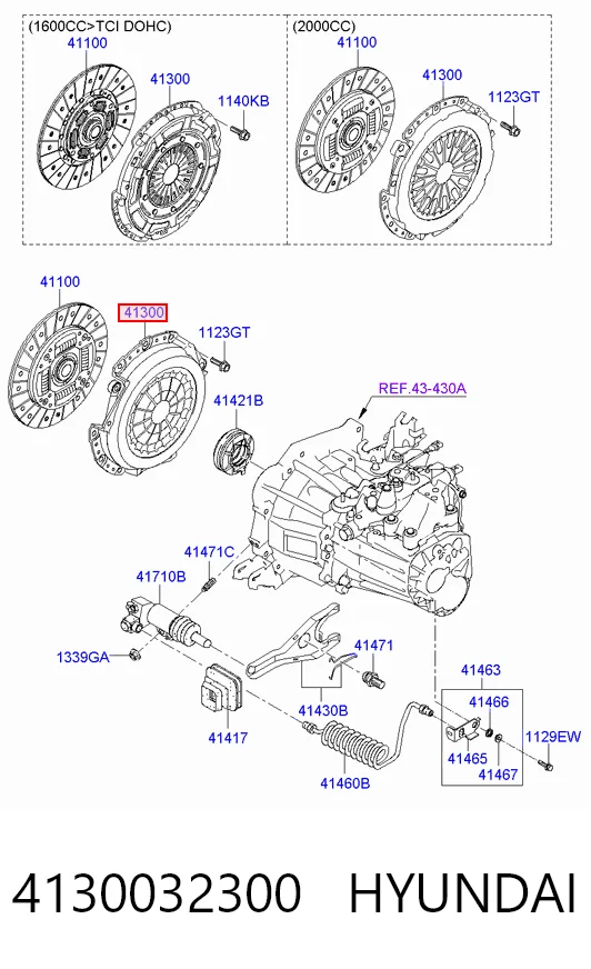 4130032300 Hyundai/Kia