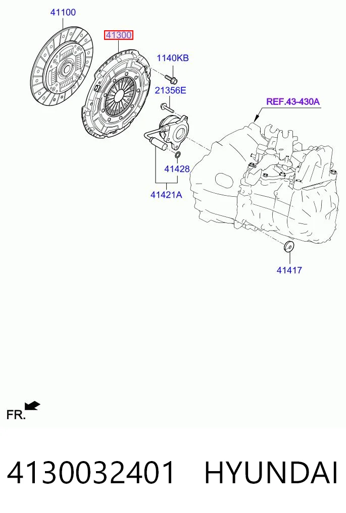  Cesta de embraiagem Hyundai Tucson III SUV (TL) (2015 - 2023) III