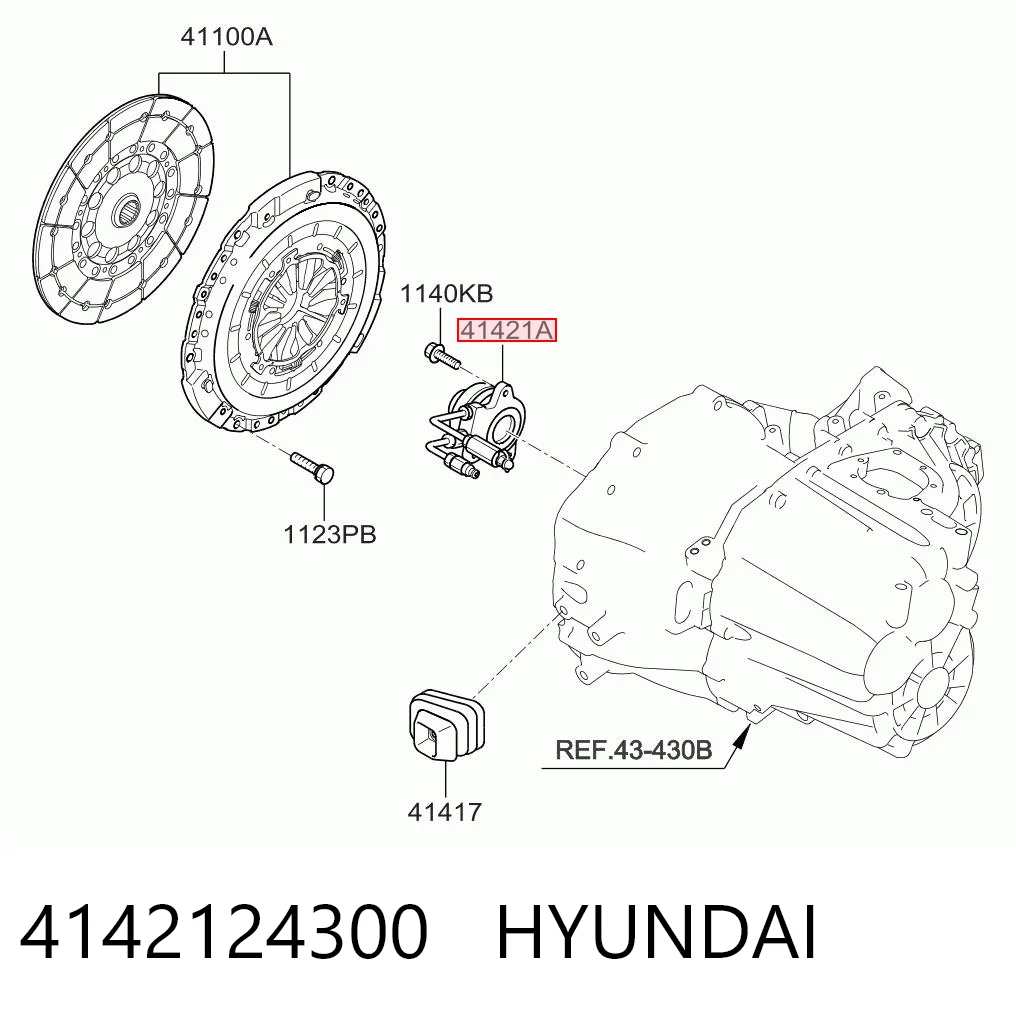 4142124300 Hyundai/Kia