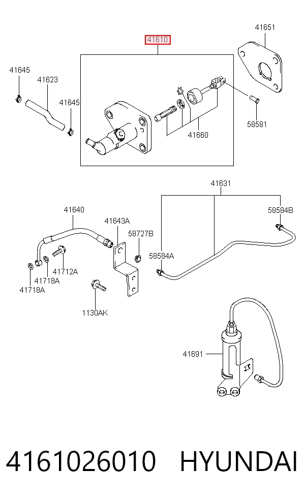4161026010 Hyundai/Kia