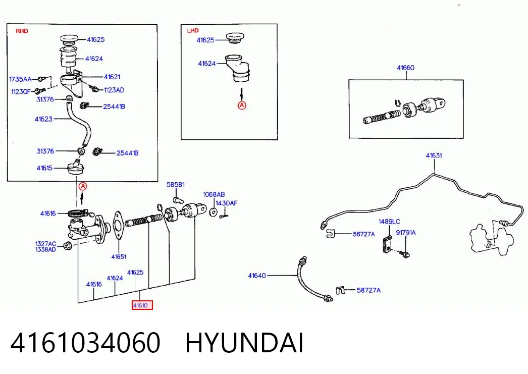 Cilindro mestre de embraiagem Hyundai Sonata III 