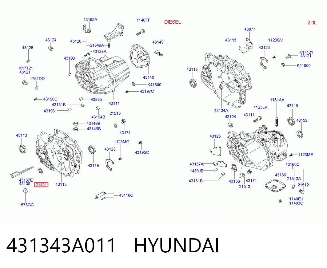 Vedação da Caixa Automática de Mudança (de árvore de saída/primária) Isuzu 8943264410 preço, a partir de 4,17 USD