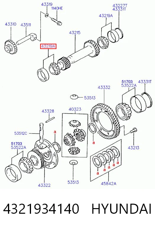 4321934140 Hyundai/Kia