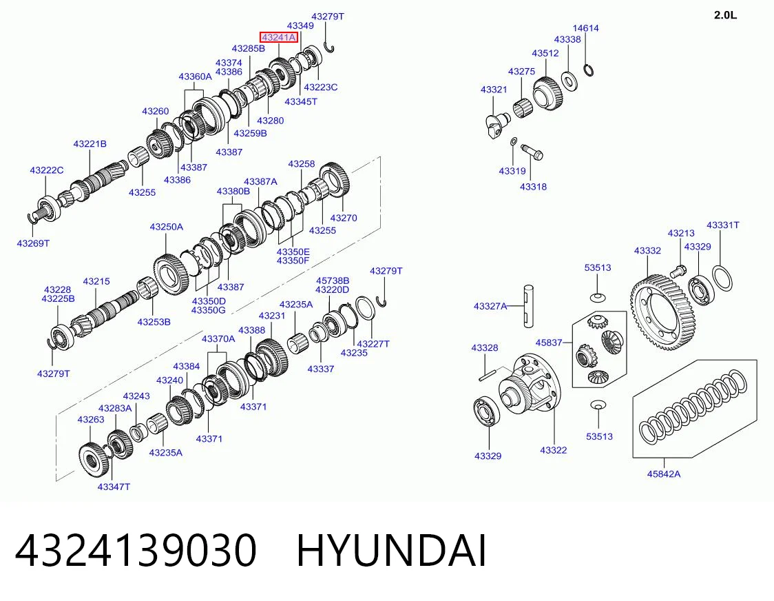 4324139030 Hyundai/Kia