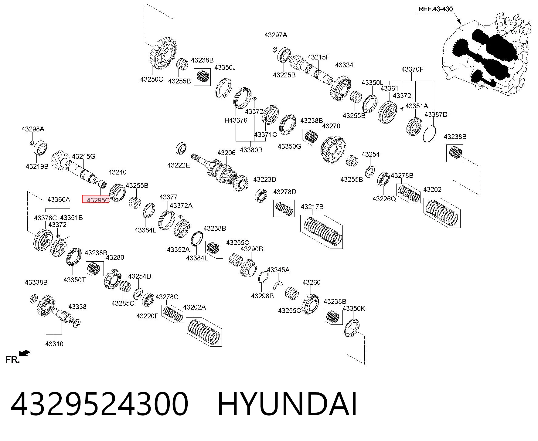 4329524300 Hyundai/Kia