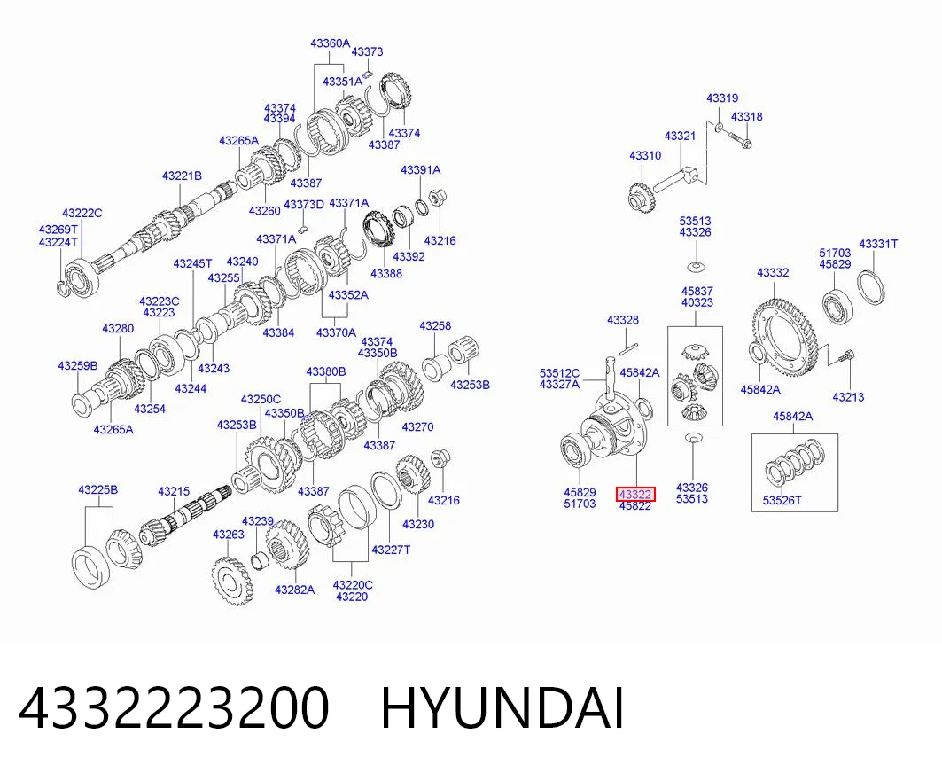 4332223200 Hyundai/Kia