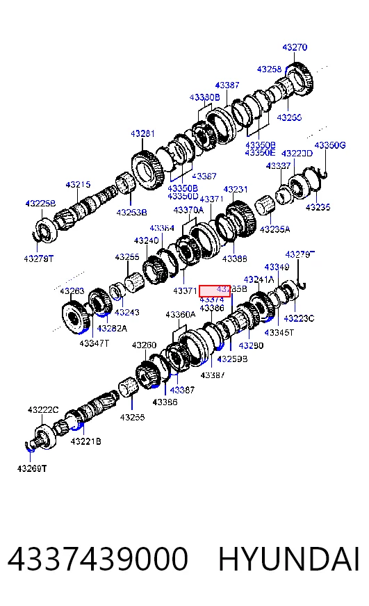 4337439000 Hyundai/Kia