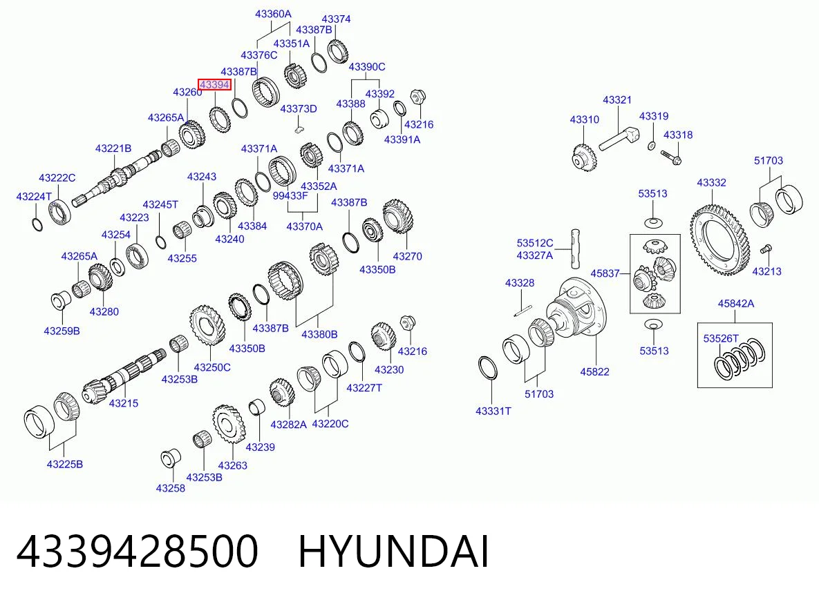 4339428500 Hyundai/Kia