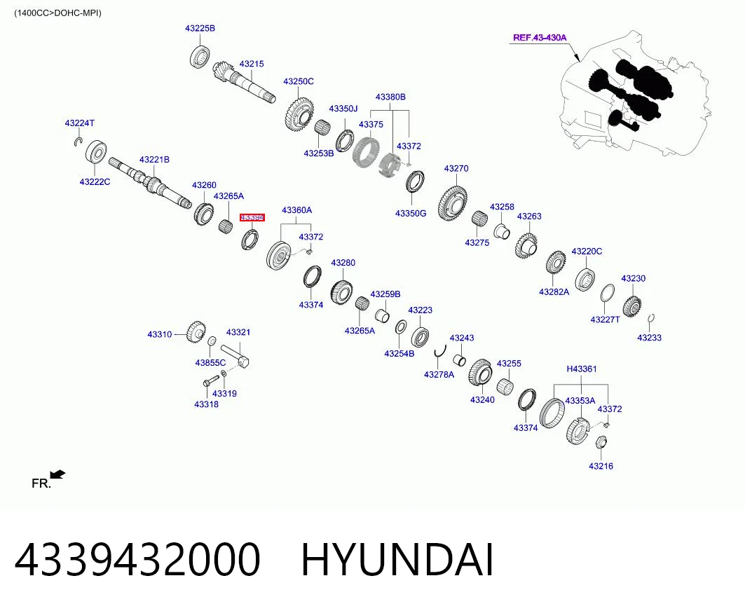 4339432000 Hyundai/Kia