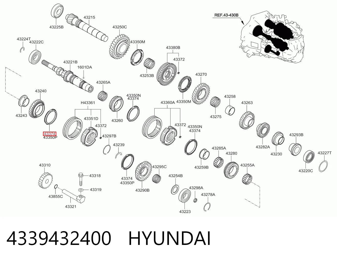 4339432400 Hyundai/Kia