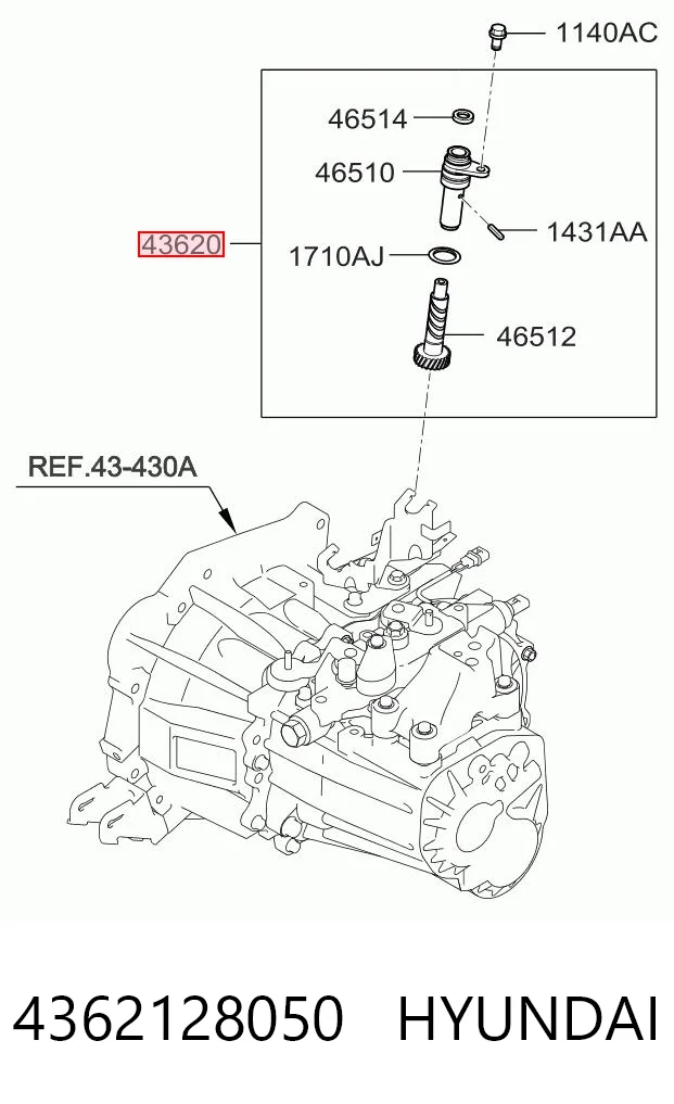 4362128050 Hyundai/Kia
