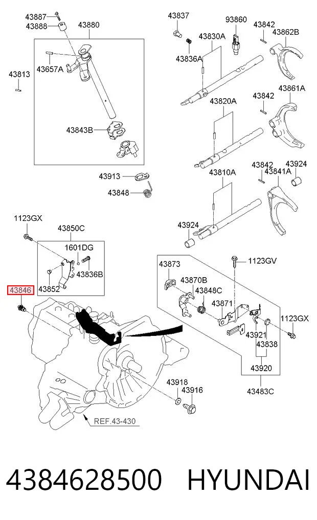 4384628500 Hyundai/Kia