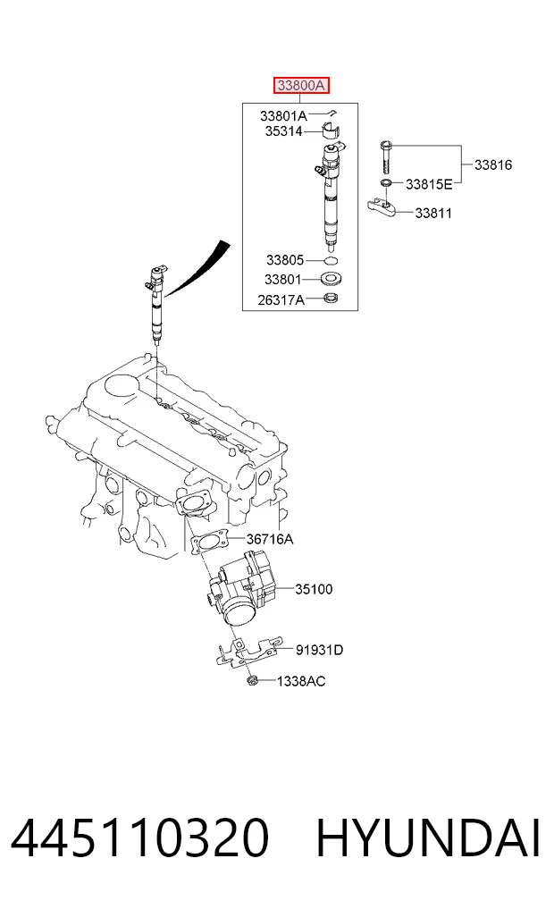 Injetor de injeção de combustível KIA Soul preço, a partir de 32,78 USD