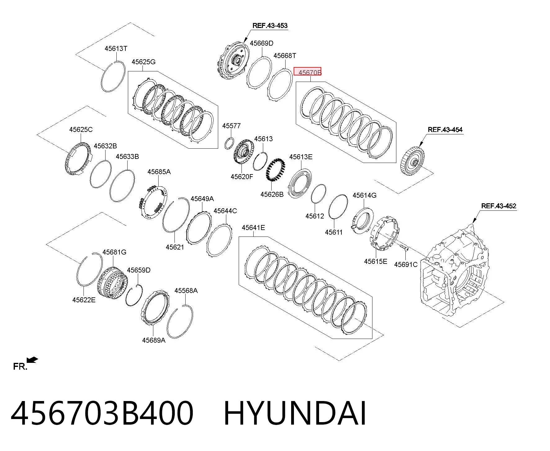 456703B400 Hyundai/Kia