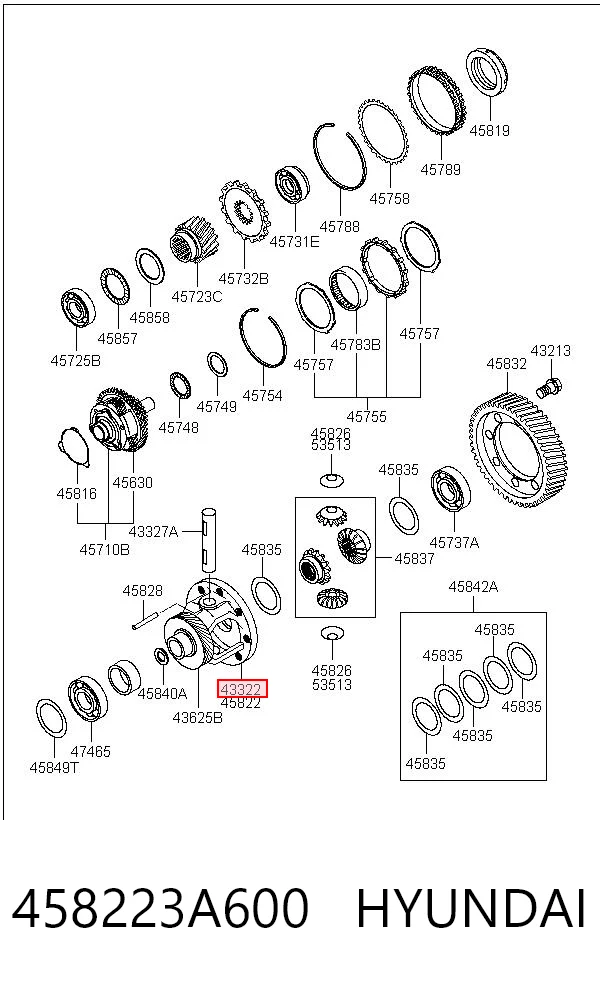 458223A600 Hyundai/Kia
