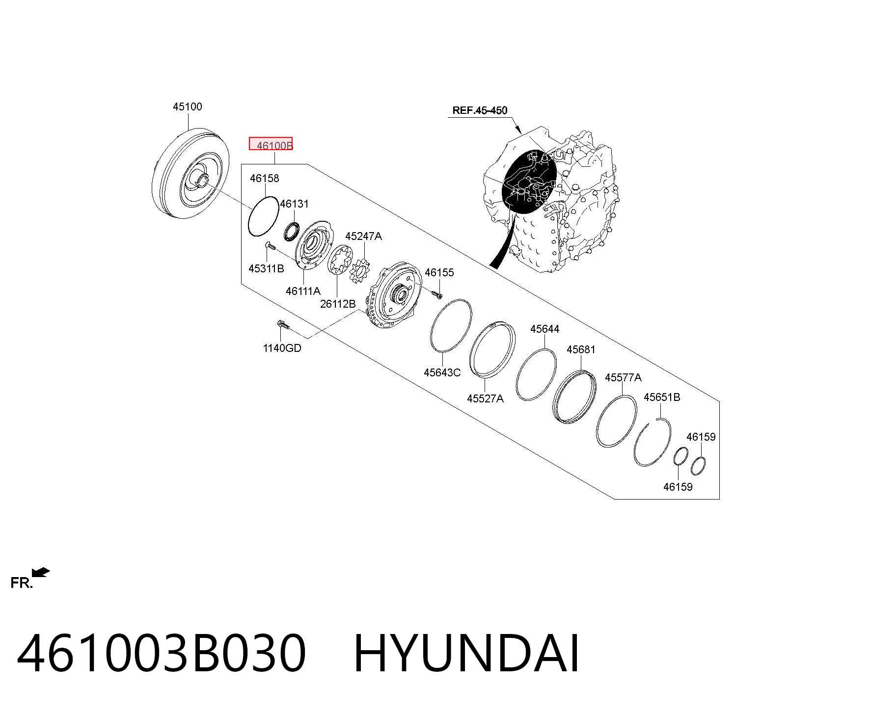 Bomba de óleo para Hyundai Santa Fe III DM